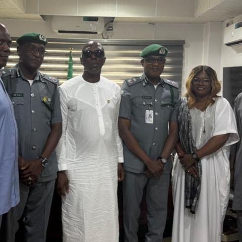 NB-CCI PRESIDENT LEADS DELEGATION ON COURTESY VISIT TO SEME KRAKE CUSTOMS AREA COMMAND